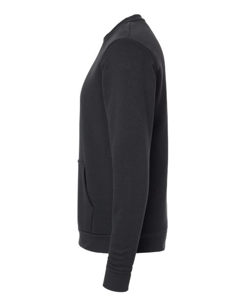 Next Level - Pocket Crewneck Sweatshirt (Black) - 9001