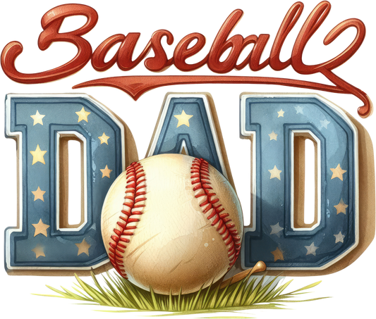 DTF Transfer - Baseball Dad (BBALL1)