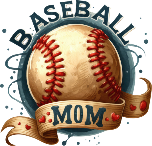 DTF Transfer - Baseball Mom (BBALL12)