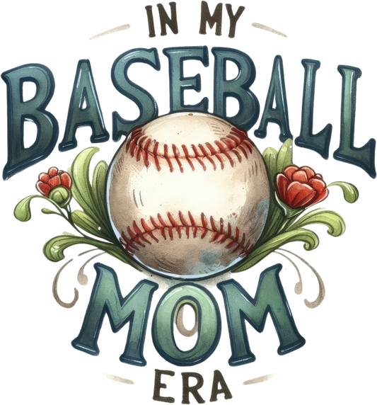 DTF Transfer - In My Baseball Mom Era (BBALL13)