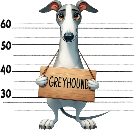 DTF Transfer - Jail Dog Greyhound (JDOG17)