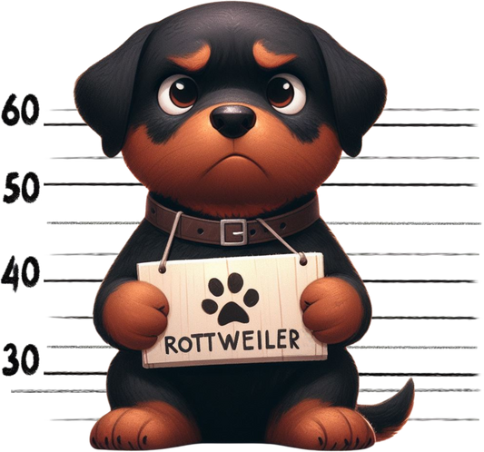 DTF Transfer - Jail Dog Rottweiler (JDOG21)