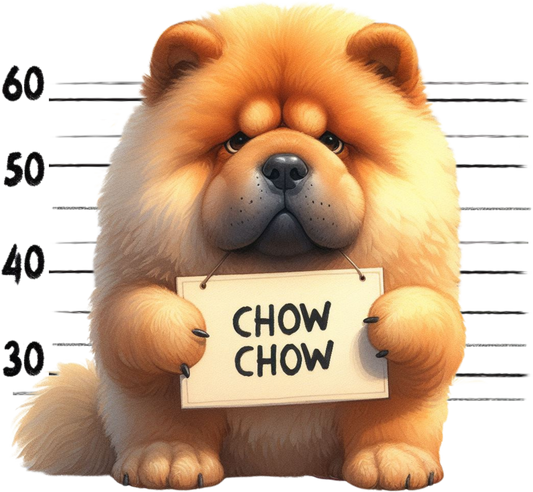 DTF Transfer - Jail Dog Chow Chow (JDOG9)