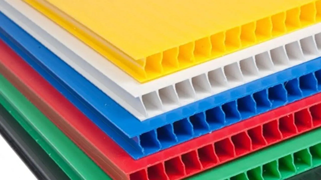 Coroplast Colors 4' x 8' 4mm | Lightweight and Durable Corrugated Plastic Sign (Pickup Only)