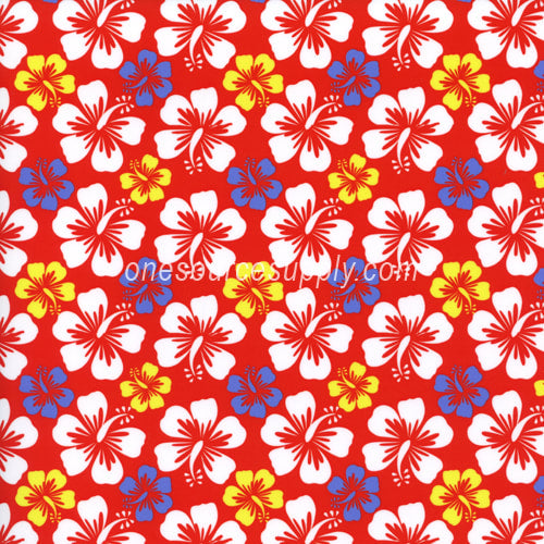 Specialty Materials Thermoflex Fashion Patterns (Hawaiian Red)