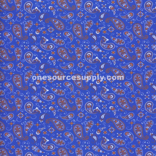 Specialty Materials Thermoflex Fashion Patterns (Bandana Blue/Orange)