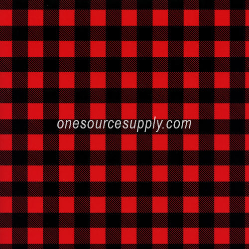 Specialty Materials - PSV - (Buffalo Plaid Red)