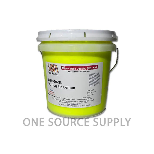 WM Plastics Fluorescent High Opacity (HO) Inks | Suitable for Dark Fabrics