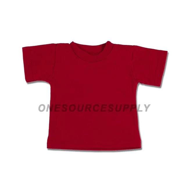 Mini T-Shirt 100% Cotton (Crimson)