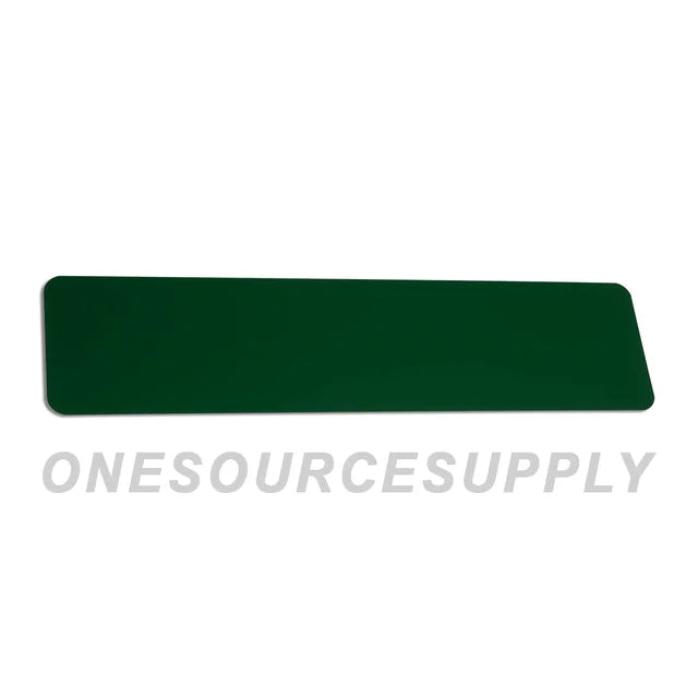Street Sign Blank Radius Corners 6"x24" (Green) .040 - Not for Sublimation