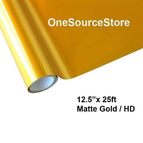 Matte Gold HD | Foil 12.5"x 25ft