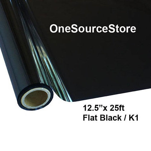 Flat Black K1 | Foil 12.5"x 25ft
