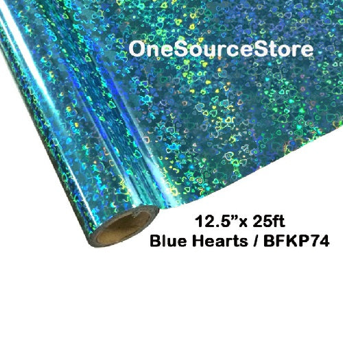 Blue Hearts BFKP74 | Foil 12.5"x 25ft