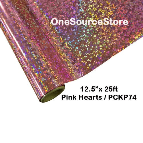 Pink Hearts PCKP74 | Foil 12.5"x 25ft