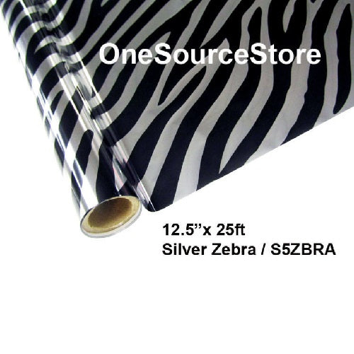 Silver Zebra S5ZBRA | Foil 12.5"x 25ft