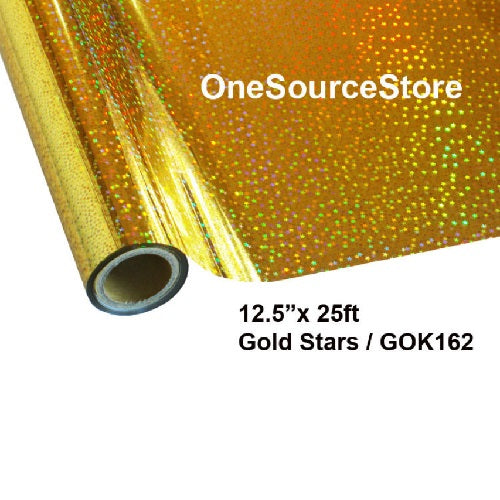 Gold Stars GOK162 | Foil 12.5"x 25ft