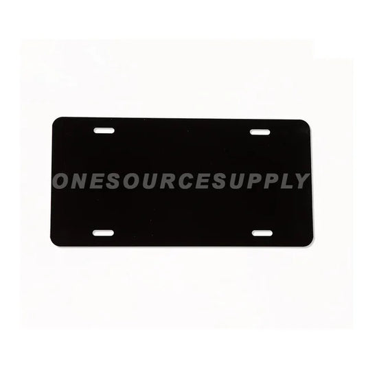 License Plate Blank (Black/White) .025 - Not for Sublimation