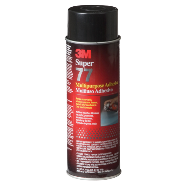 3M Super 77 Multipurpose Spray Adhesive, Net Wt 16.75 oz