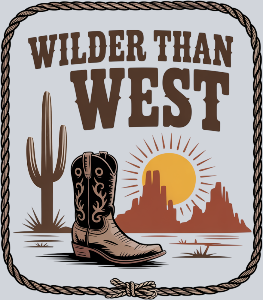 DTF Transfer Western - Wilder Than West