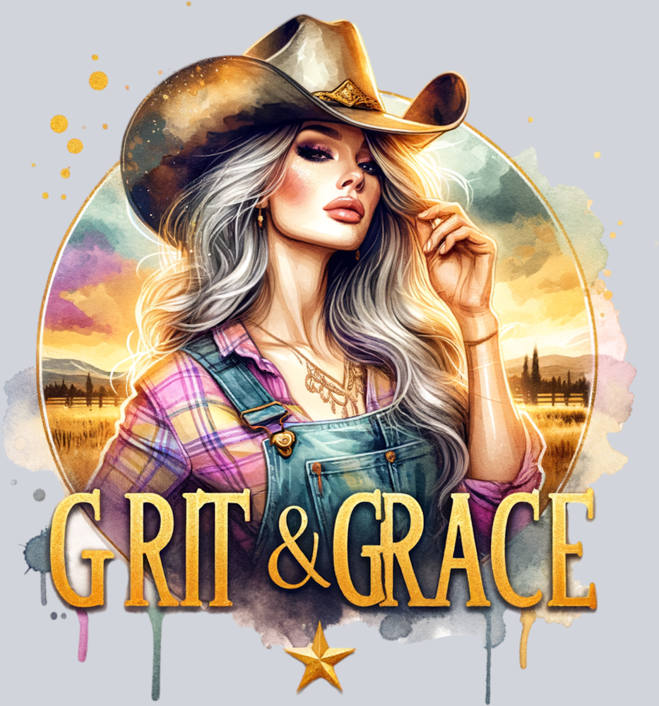 DTF Transfer Western - Grit & Grace