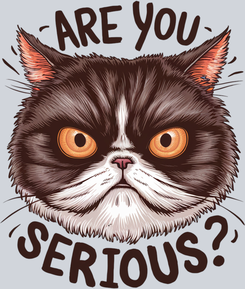 DTF Transfer Cats - Are You Serious