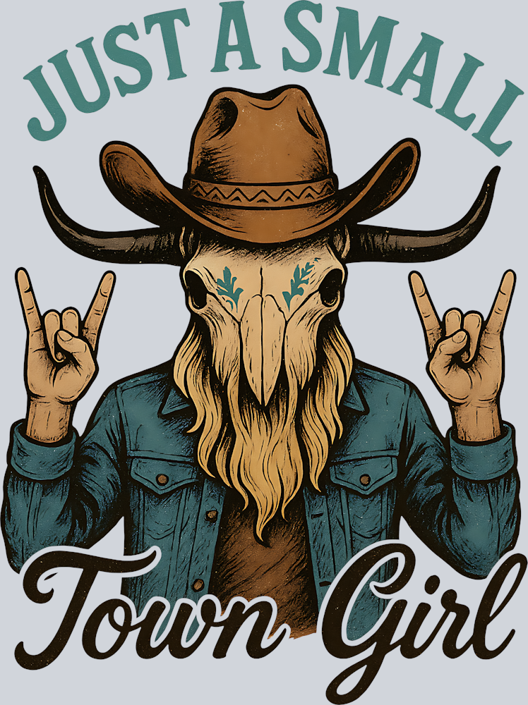 DTF Transfer Western - Just a Small Town Girl