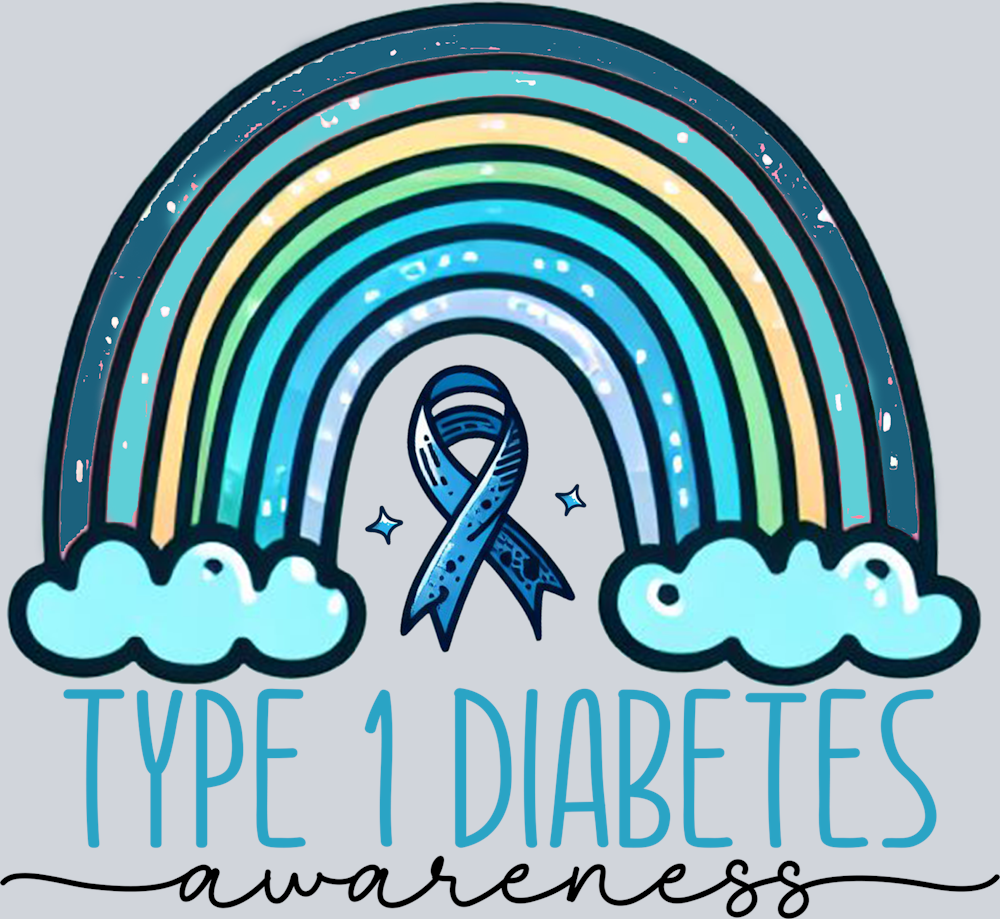 DTF Transfer Diabetes - Type 1 Diabetes Awareness