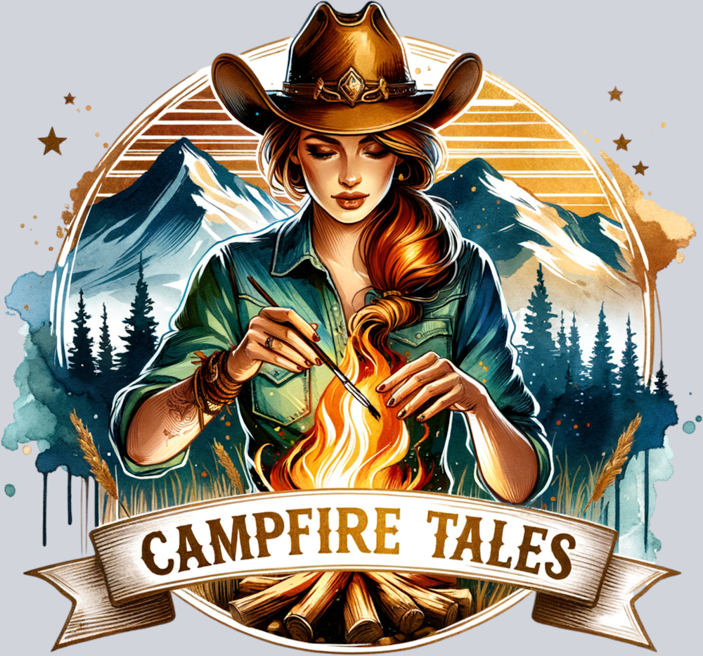 DTF Transfer Western - Campfire Tales