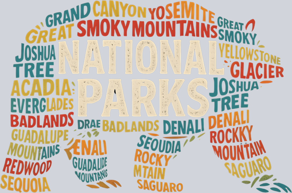 DTF Transfer National Parks - National Parks