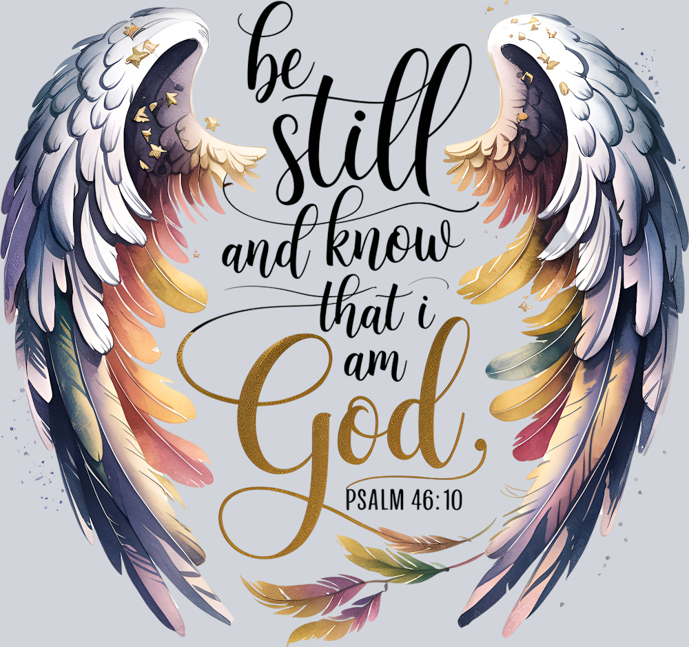 DTF Transfer Easter - Be Still and Know that I am God