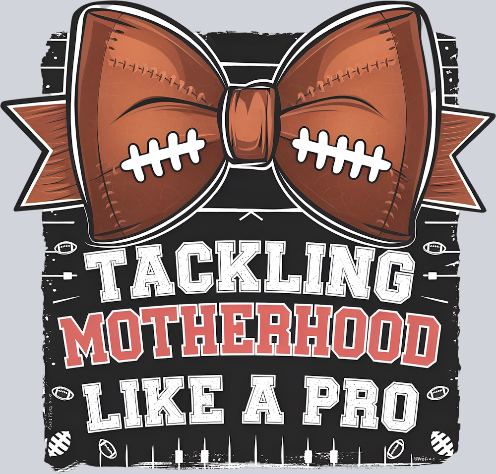 DTF Transfer Football - Tackling Motherhood Like a Pro