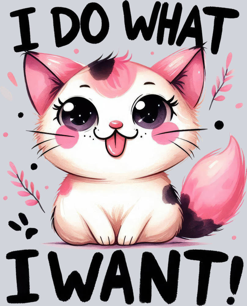 DTF Transfer Cats - I Do What I Want