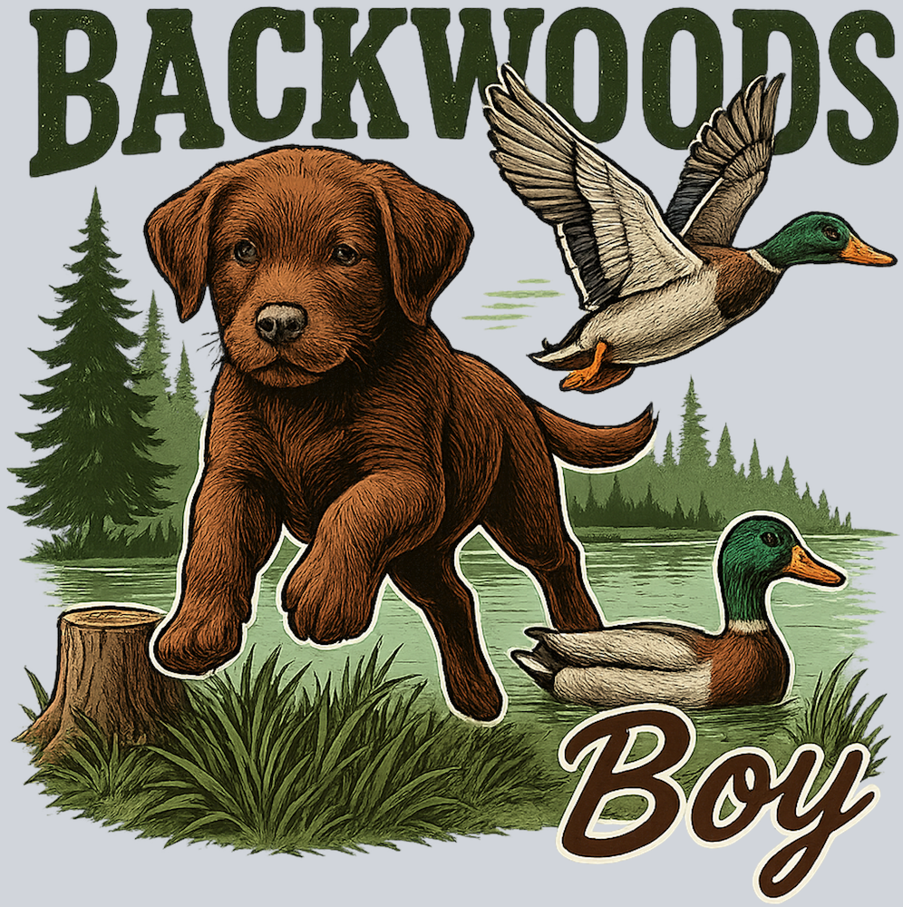 DTF Transfer Hunting - Backwoods Boy
