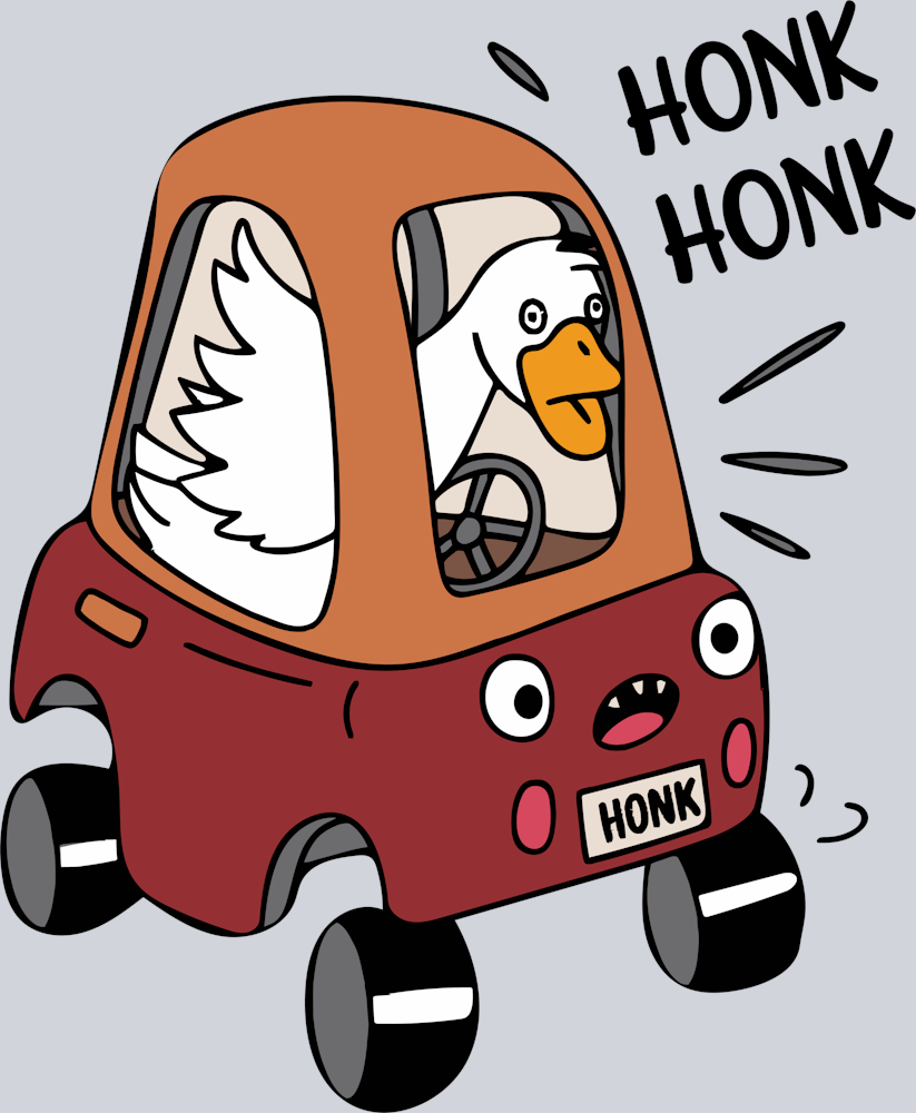 DTF Transfer Fowl - Honk Honk