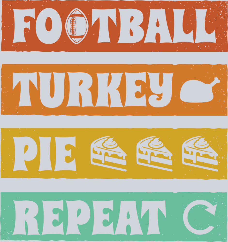Thanksgiving - Football Turkey Pie Repeat