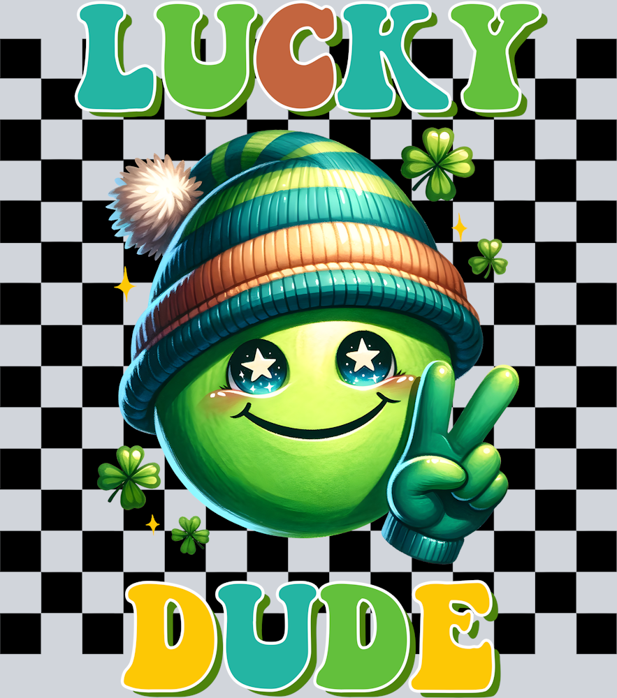 DTF Transfer St. Patrick's Day - Lucky Dude