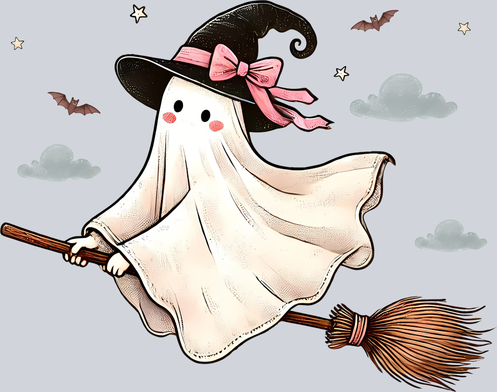 DTF Transfer Halloween - Late Night Flight