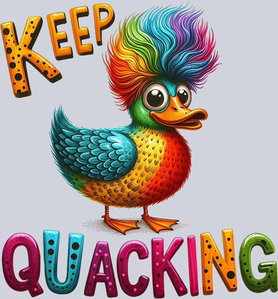 DTF Transfer Fowl - Keep Quacking