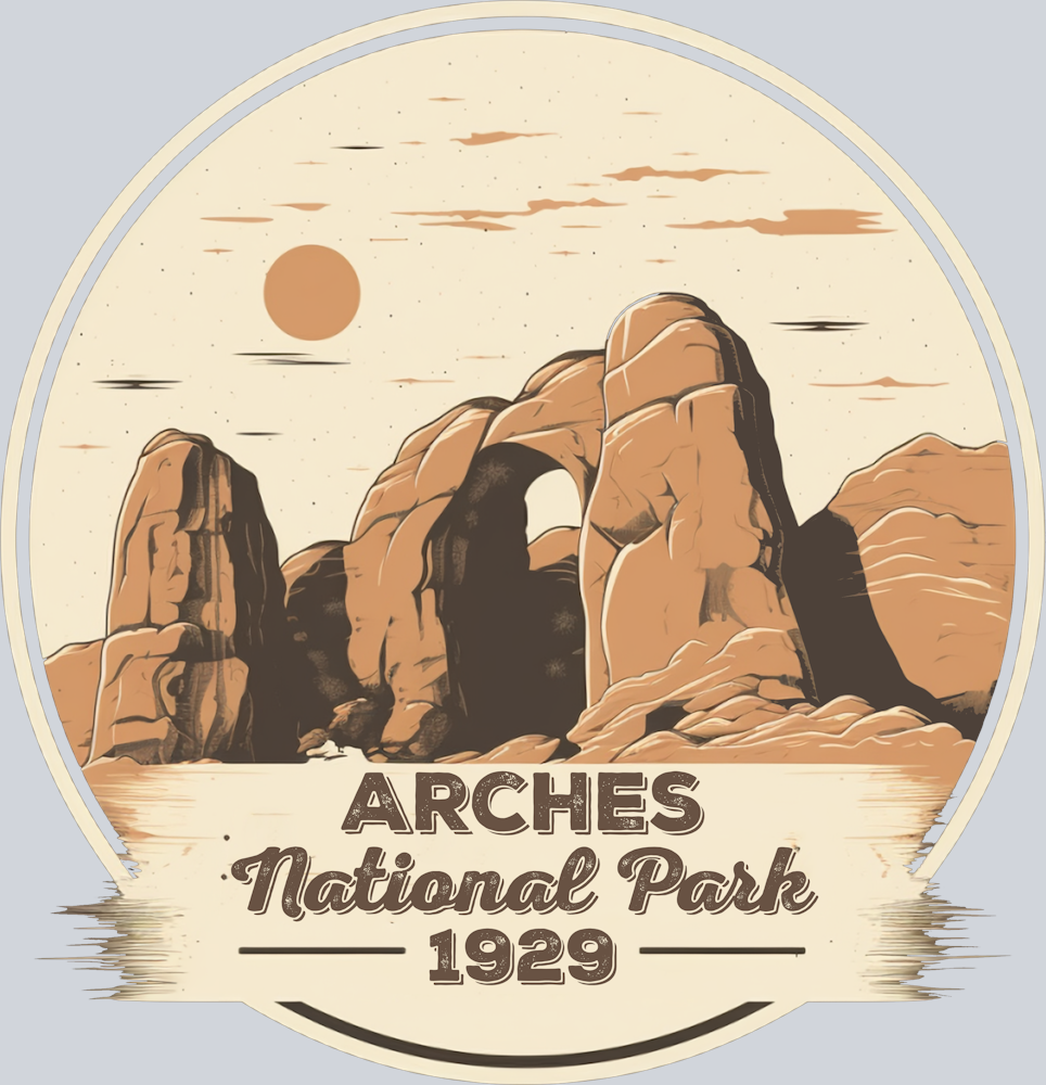 DTF Transfer National Parks - Arches National Park