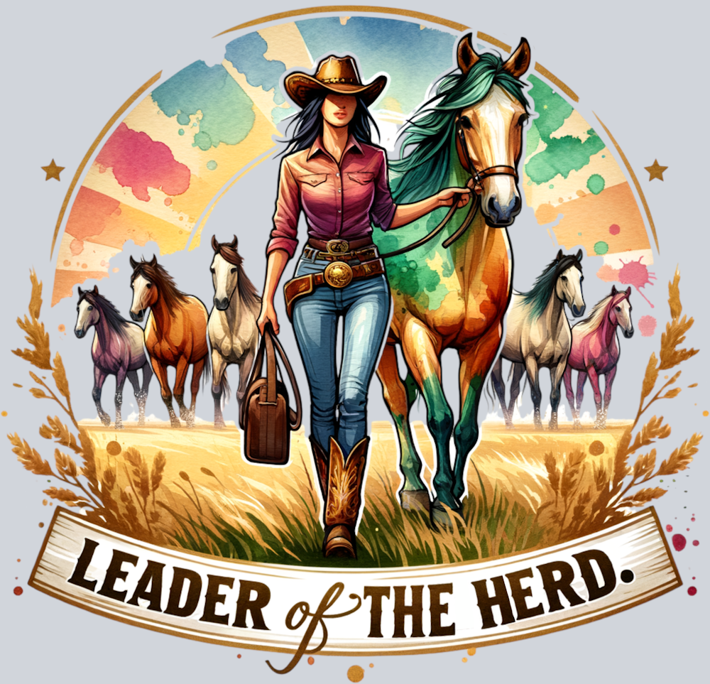 DTF Transfer Western - Leader of the Herd