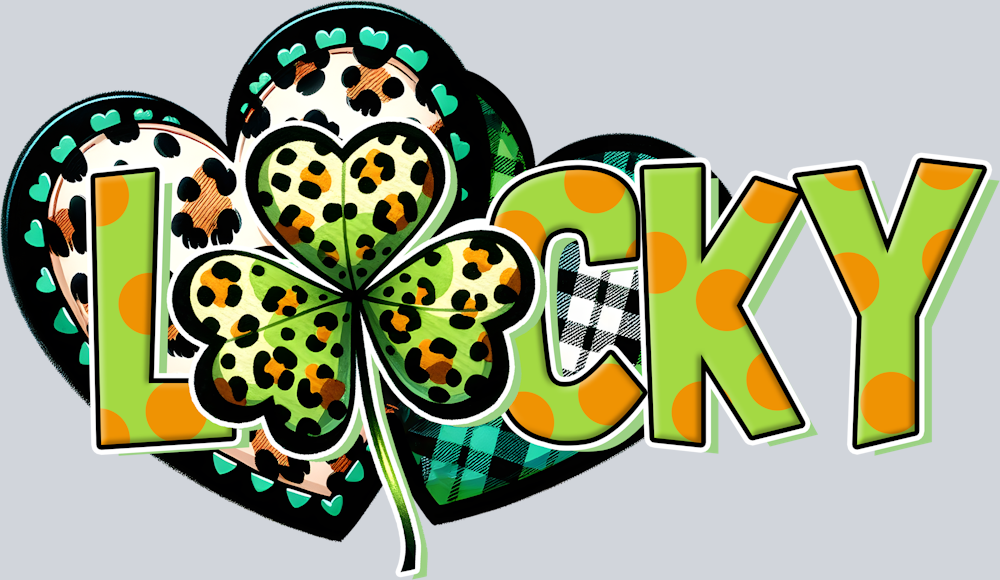 DTF Transfer St. Patrick's Day - Lucky