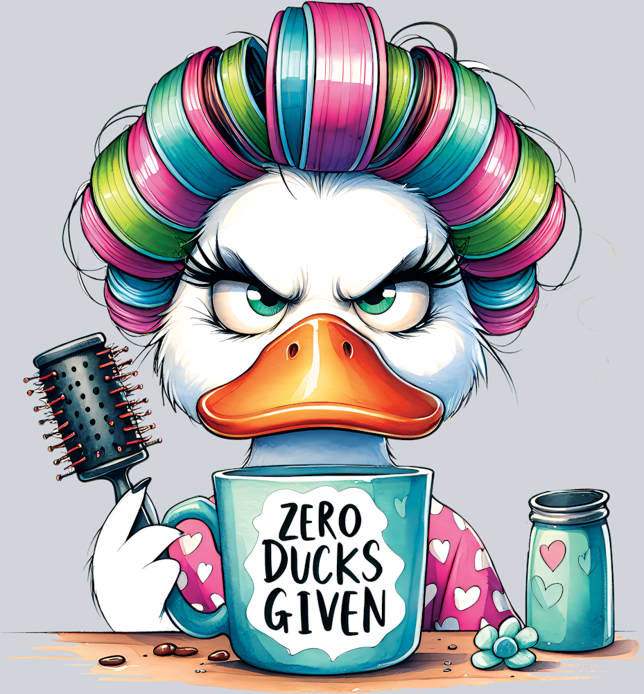 DTF Transfer Fowl - Zero Ducks Given