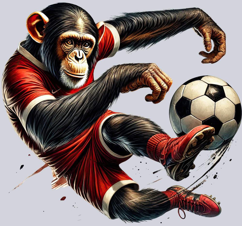DTF Transfer Soccer - Monkey