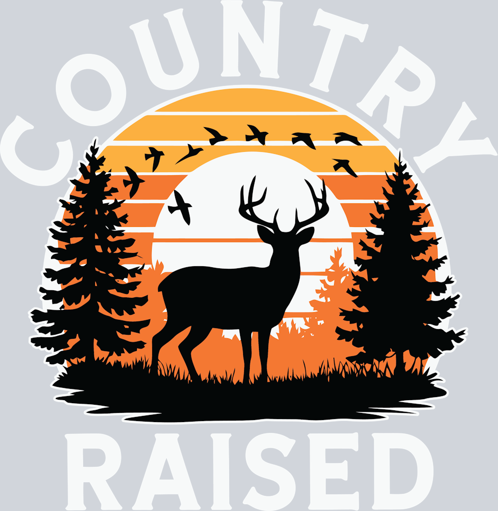 DTF Transfer Hunting - Country Raised