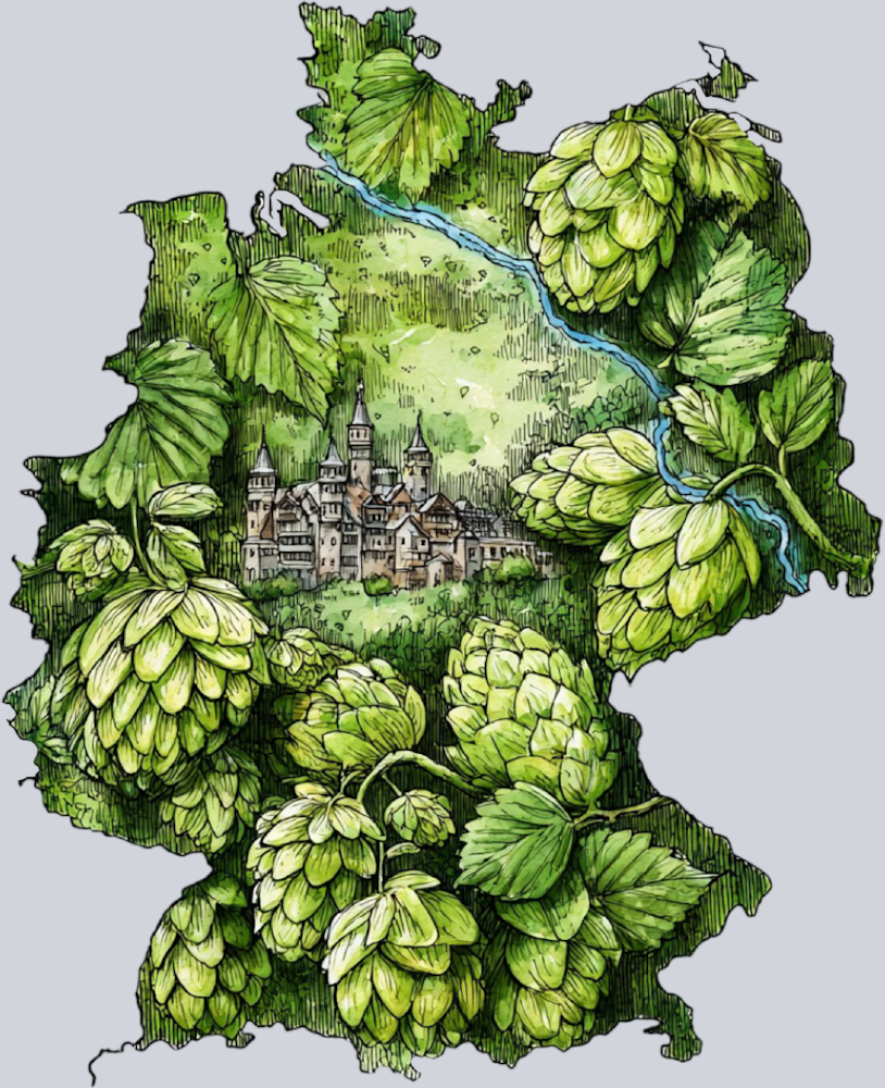 DTF Transfer Oktoberfest - Hoppy Germany