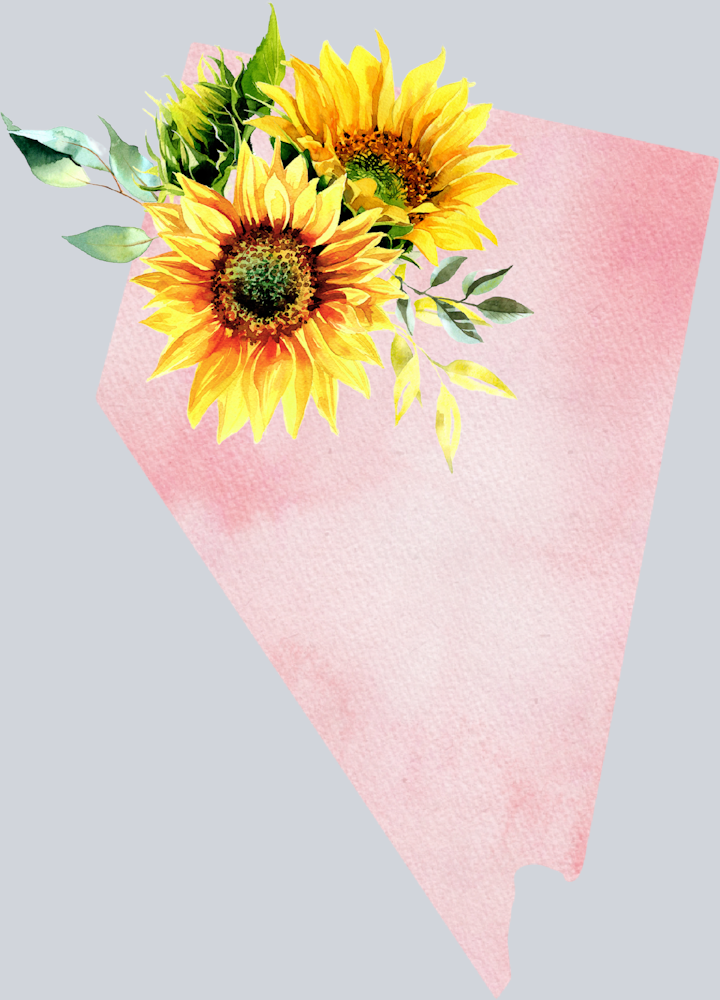 DTF Transfer Nevada - Sunflower Watercolor