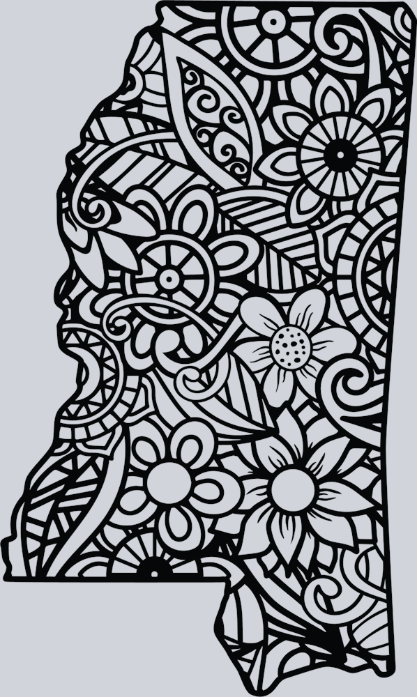DTF Transfer Mississippi - Mandala