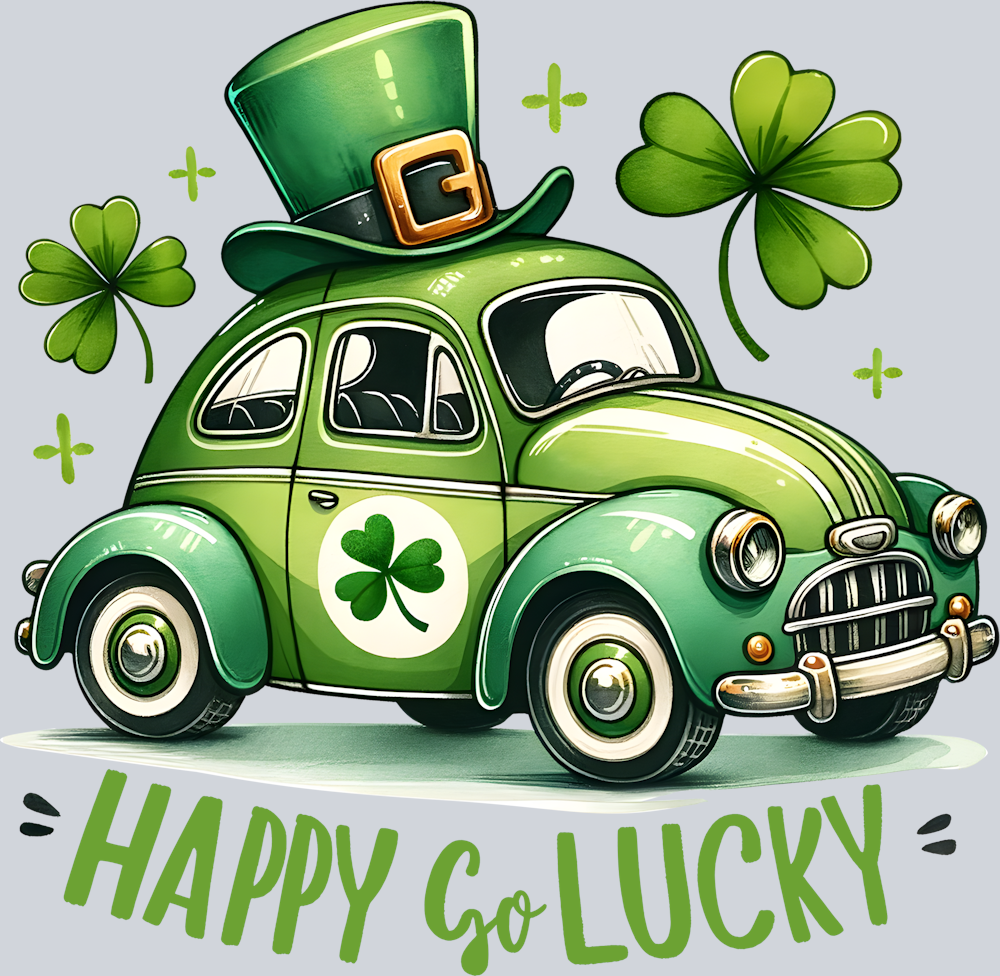 DTF Transfer St. Patrick's Day - Happy Go Lucky