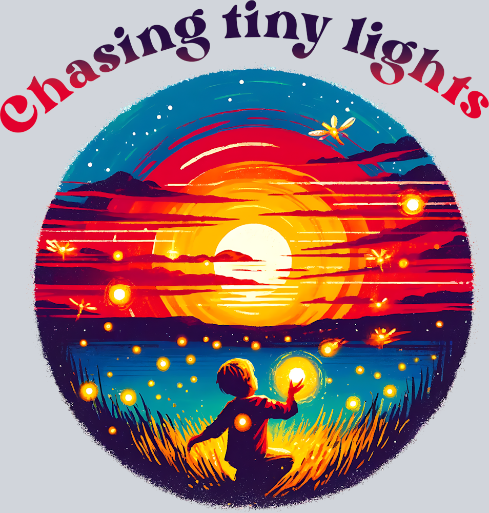 DTF Transfer Camping - Chasing Tiny Lights