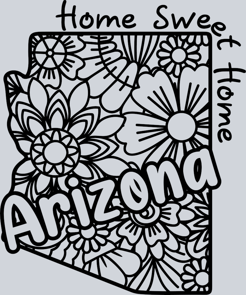 DTF Transfer Arizona - Home Sweet Home